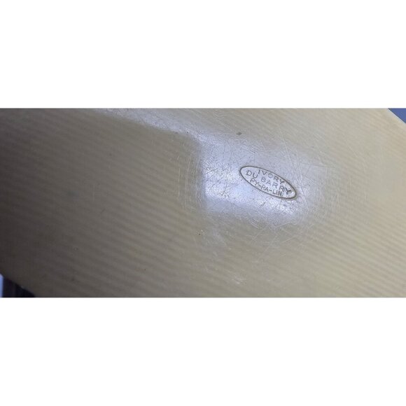 Vintage Ivory Pyralin Dubarry French Celluloid Vanity Jewelry Box Velvet Lined - Picture 8 of 16